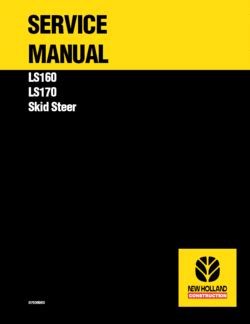 workshop manuel for new holland skid steer loader model ls170|new holland ls170 manual.